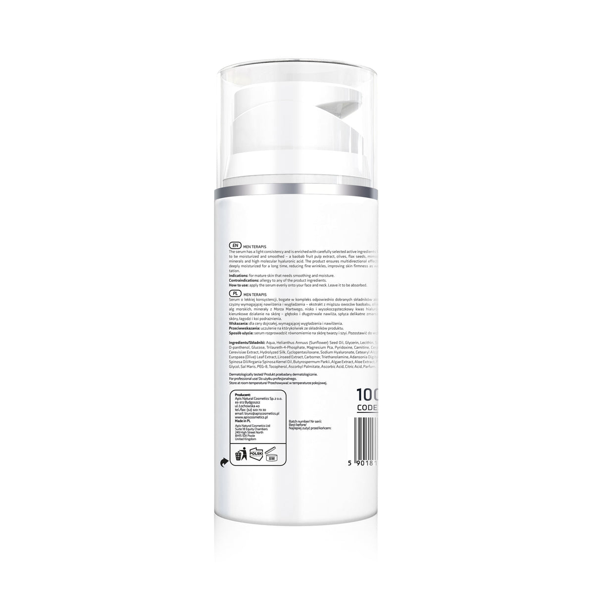 Apis MEN TERAPIS Moisturising Serum for Men | 100ml