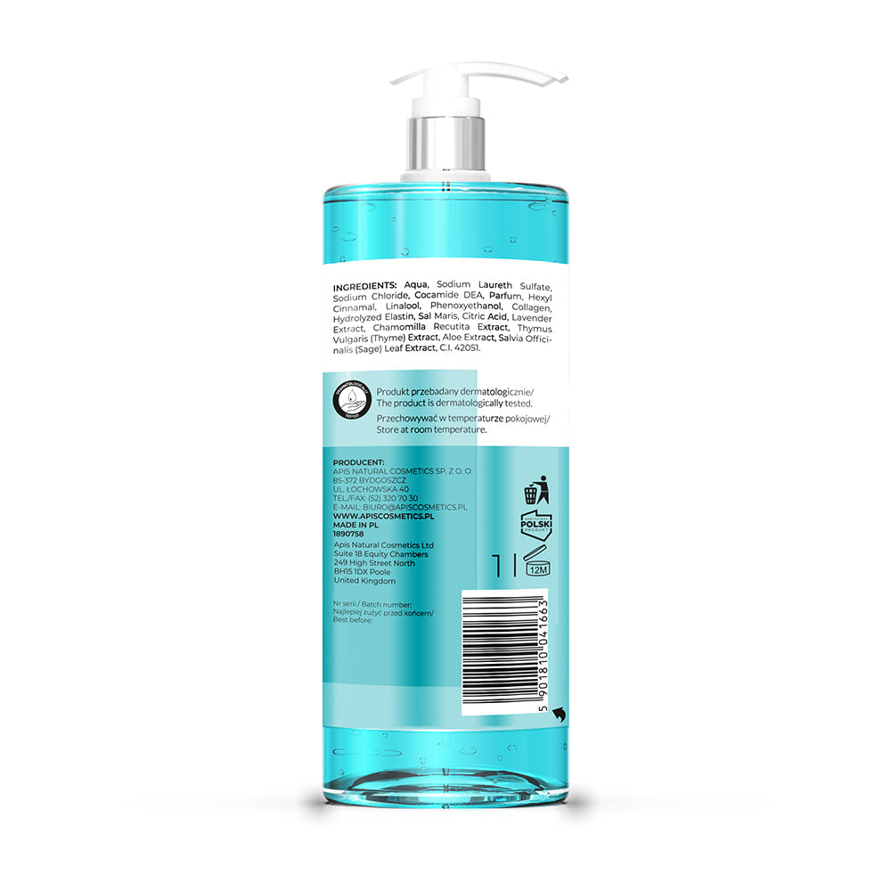 Apis OPTIMA Bath and Shower Gel with Dead Sea Minerals | 1L
