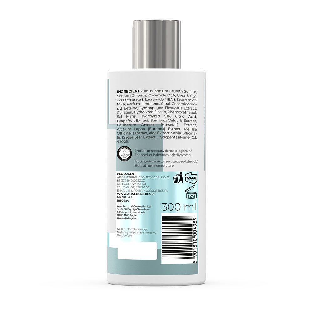 Apis OPTIMA Shampoo with Dead Sea Minerals & Lemongrass | 300 ml