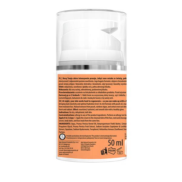 Apis Peachy Skin Nourishing Night Cream | 50 ml