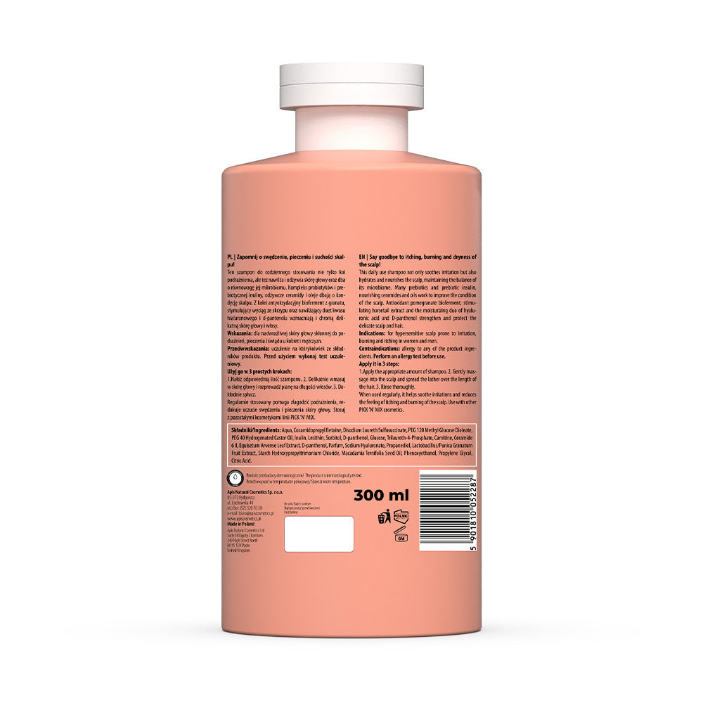 Apis Pick’N’Mix Soothing Shampoo for Sensitive Scalp | 300 ml