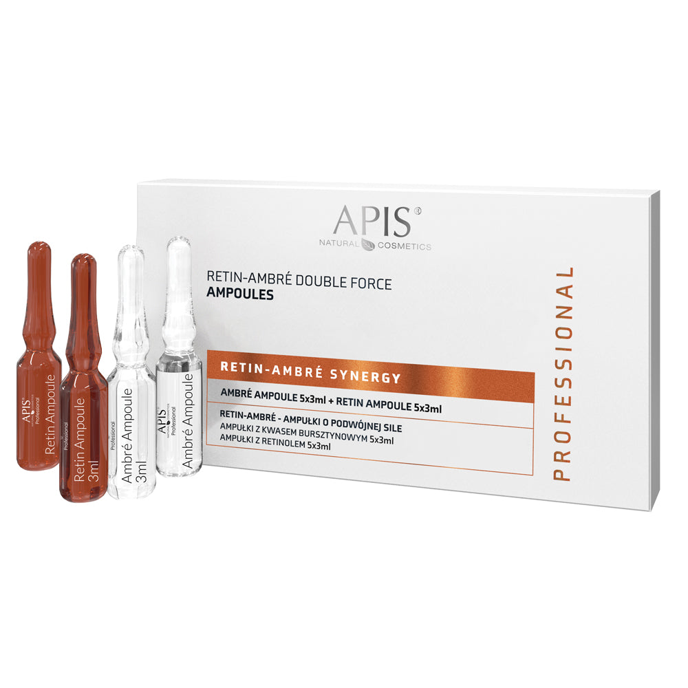 Apis RETIN-AMBRE SYNERGY Dual-strength ampoules | 10 x 3 ml