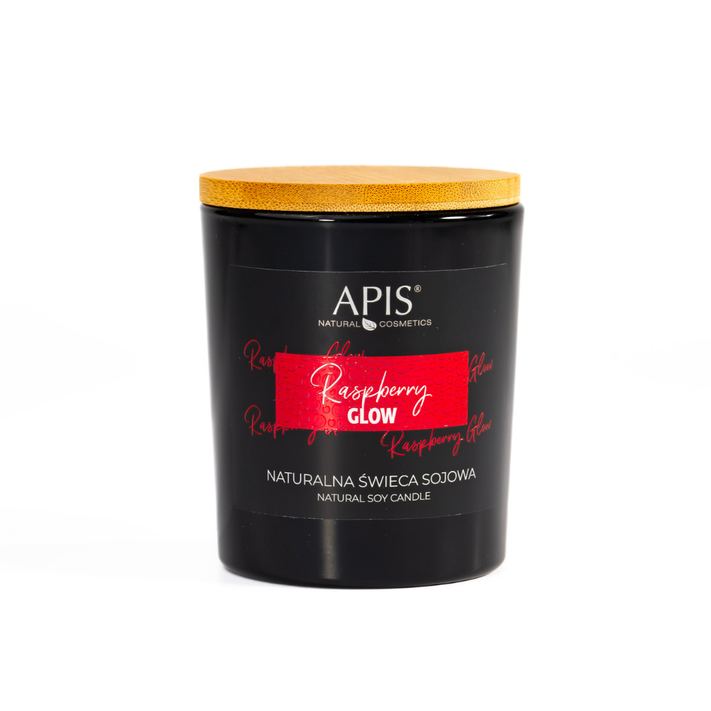 Apis Raspberry Glow Natural Soy Candle | 150g