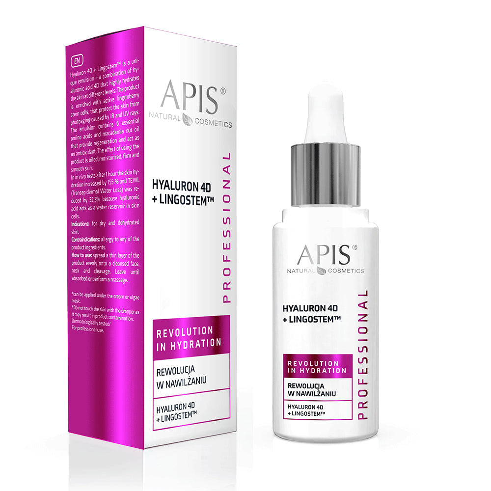 Apis Hyaluron 4D + Lingostem™ Concentrate Multi-level hydration and skin regeneration | 30ml