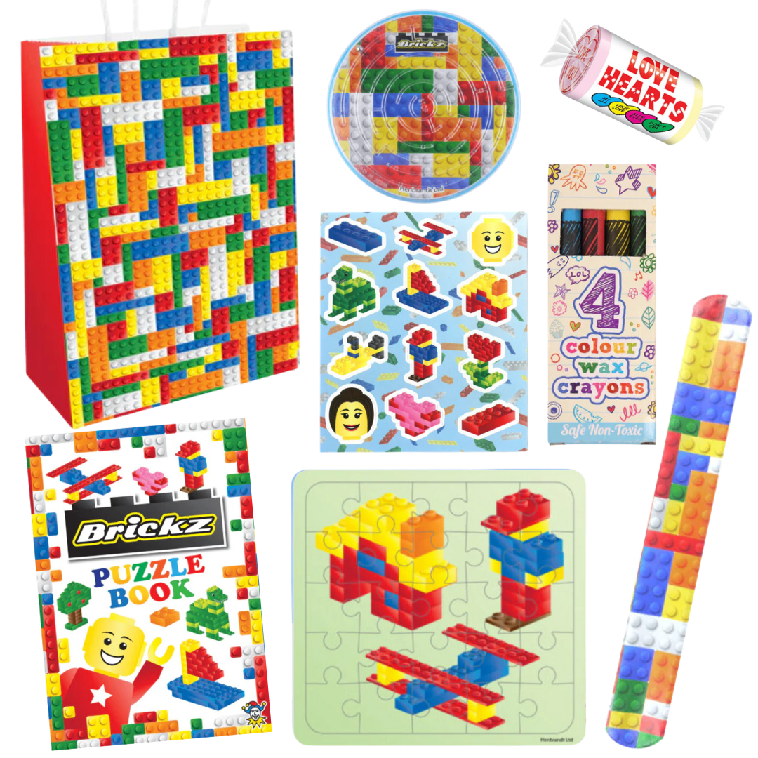 Building Blocks Theme Pre-Filled Party Bags