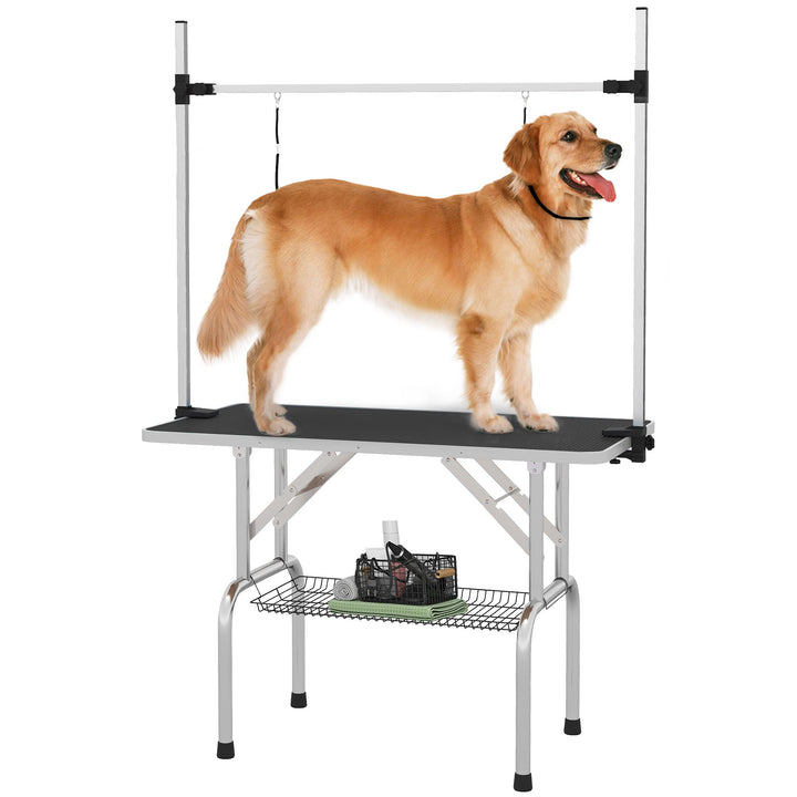 PawHut Adjustable Pet Grooming Table | 107cm
