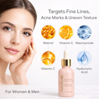 High Strength Retinol 4% Serum for Fine Lines & Uneven Tone (30ml) | Ammuri
