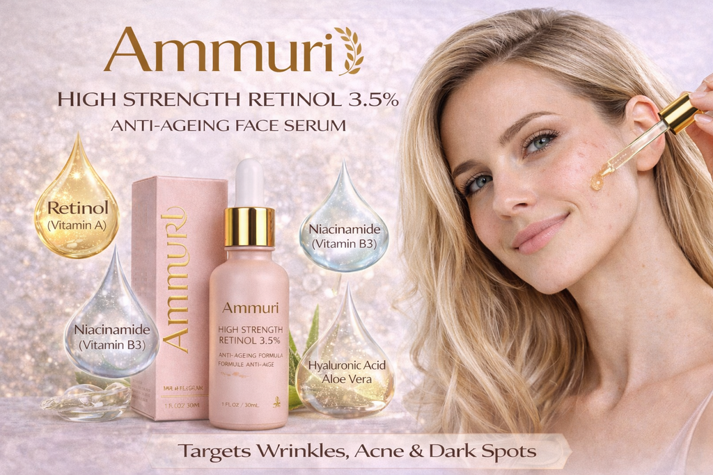 High Strength Retinol 3.5% Serum – Concentrated Formula (30ml) | Ammuri