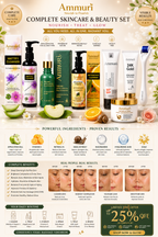 Blemish-Prone & Anti-Ageing Skincare Set – 8 Piece | Ammuri