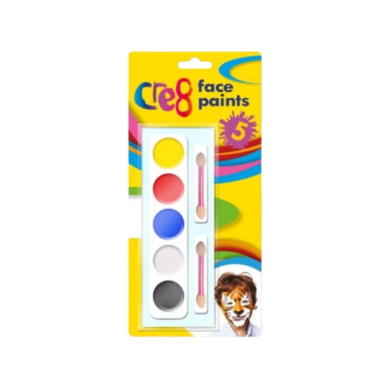 Kids Face Paints Kit - 5 Colours