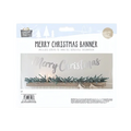 Christmas Silver Banner