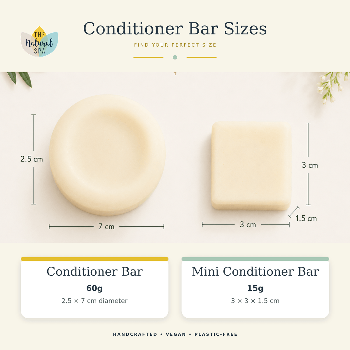 Patchouli Rose Solid Conditioner Bar | Natural Hair Conditioner for Dry, Damaged & Frizzy Hair | Vegan, Plastic-Free Hair Care