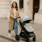 For Your Little One Cruise 3 In 1 Travel System With Car Seat And ISOFIX Base - Pebble Sage (Free Cupholder And Seat Liner Included!)