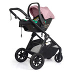 For Your Little One Cruise 3 In 1 Travel System With Car Seat And ISOFIX Base - Blush Rose (Free Cupholder And Seat Liner Included!)