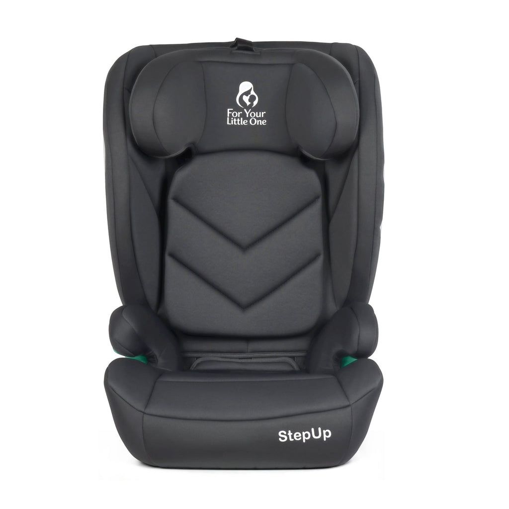 For Your Little One Stepup I-Size Belted 2/3 Car Seat Booster Seat - Slate Mist (4-12 Years)-Grade A Return