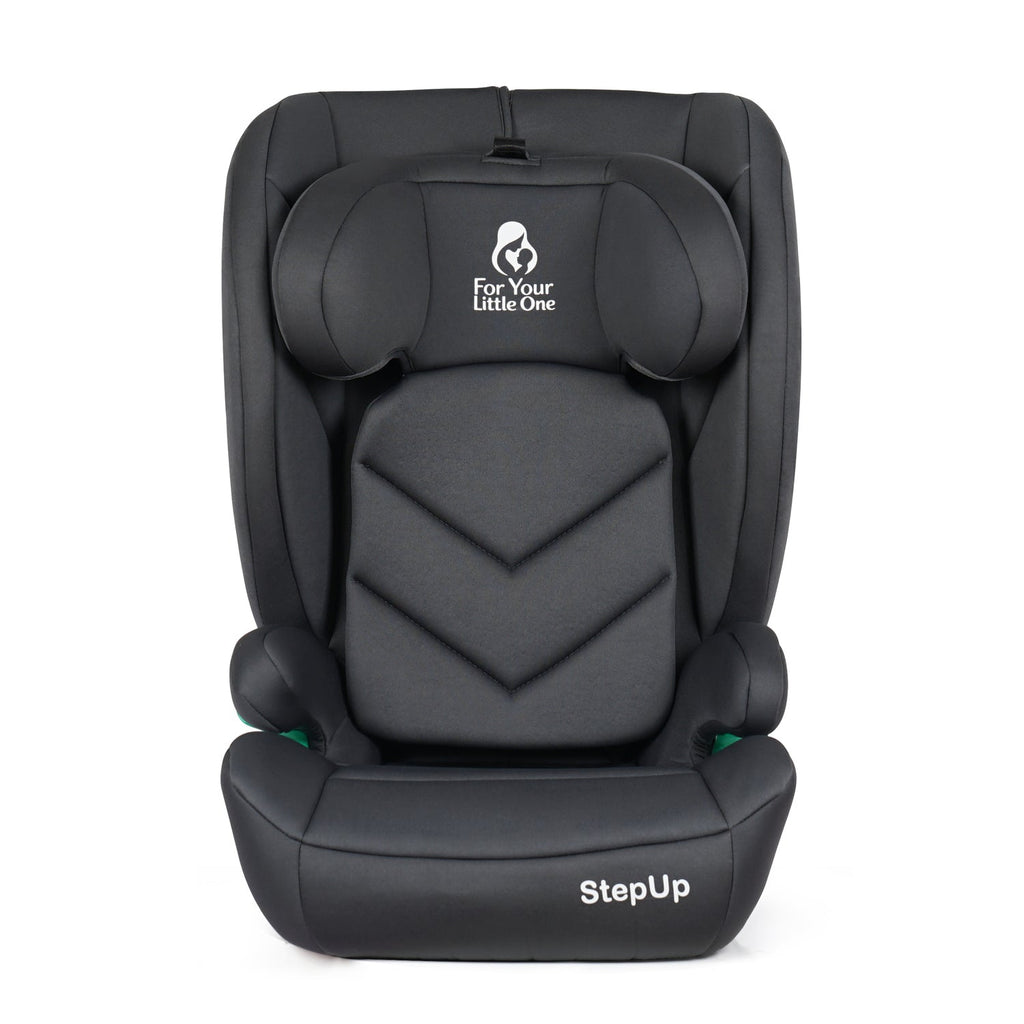 For Your Little One Stepup I-Size Belted 2/3 Car Seat Booster Seat - Slate Mist (4-12 Years)-Grade A Return
