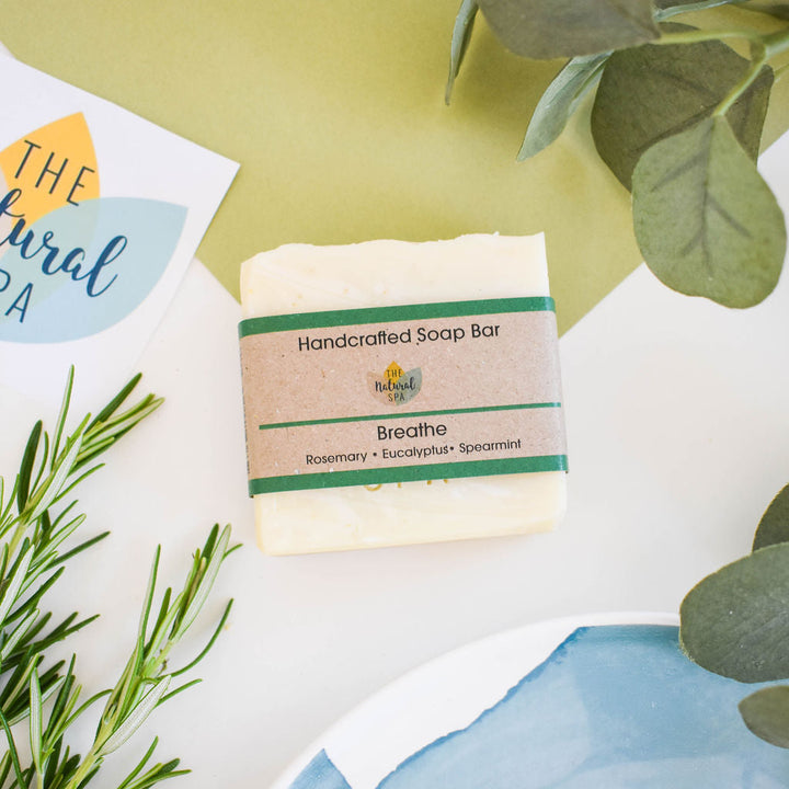 Breathe Cold Process Soap - Rosemary Eucalyptus and Spearmint - 3 different styles