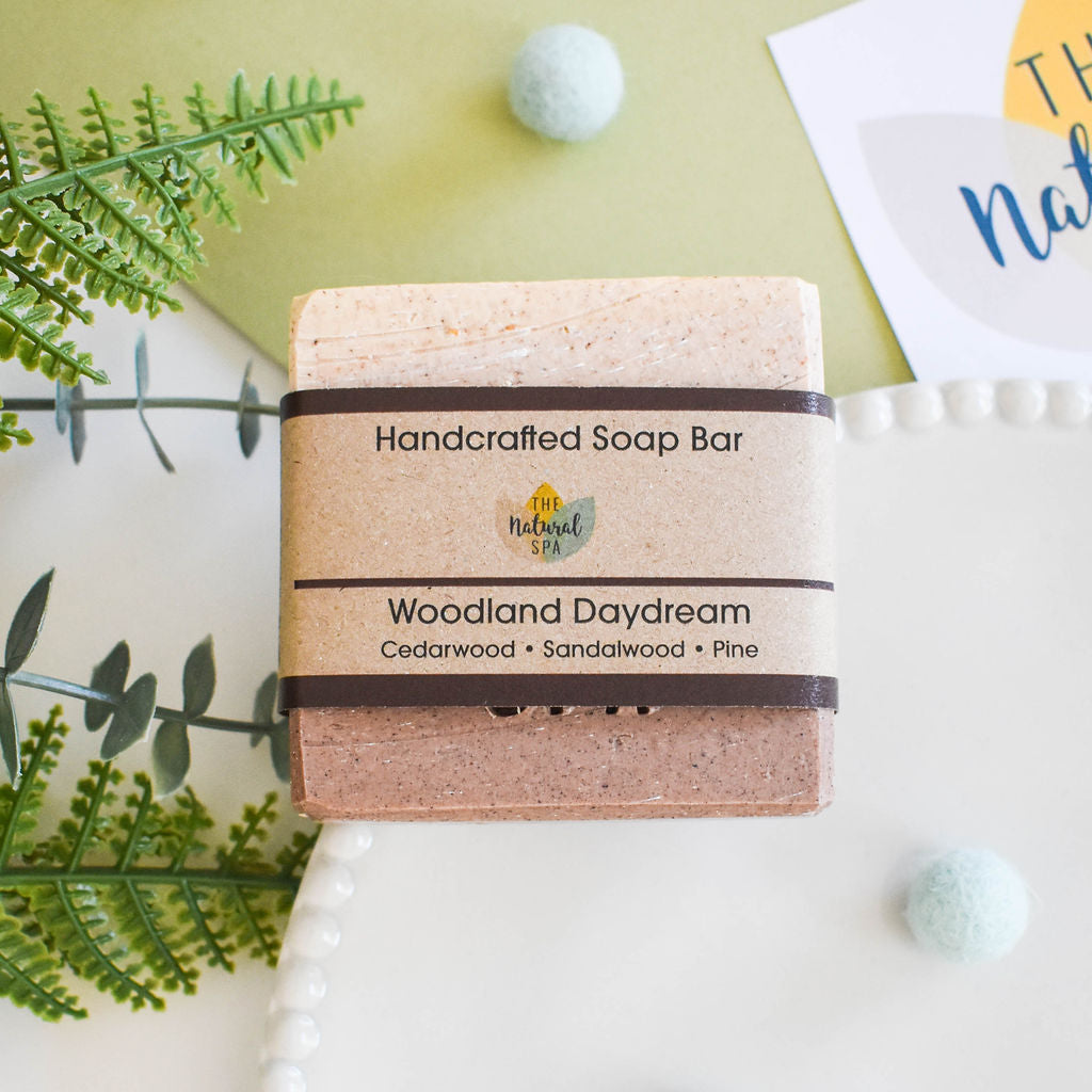 Woodland Daydream, Cold Process Soap - Cedar, Pine and Sandalwood - 3 different styles
