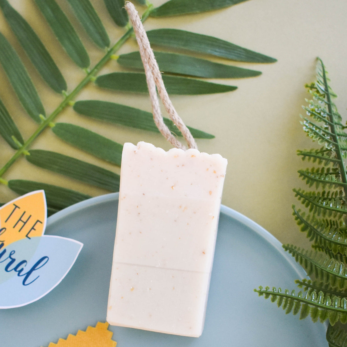 Herb Garden Soap on a Rope | Natural Handcrafted Hanging Soap | Herbal, Vegan, Plastic-Free Skincare | Liv’s Staff Pick April 2026