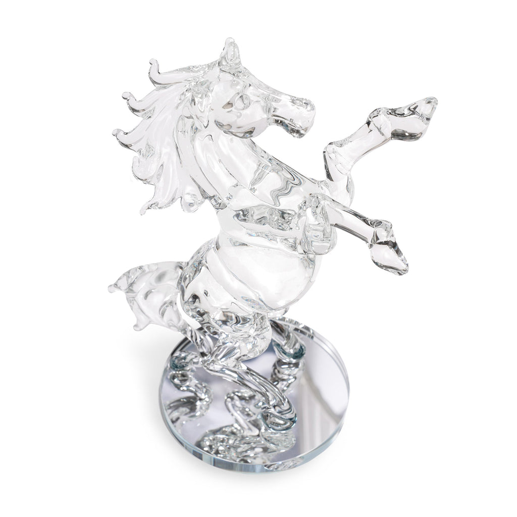 London Boutique Decorative Crystal Animal Horse Ornament with swarovski crystal elements Gift Present 7516 (Quantity 1 piece)