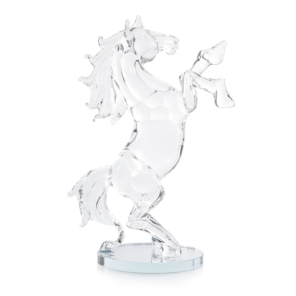 London Boutique Decorative Crystal Animal Horse Ornament with swarovski crystal elements Gift Present 7516 (Quantity 1 piece)