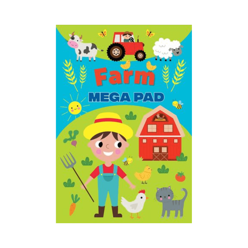 Farm Mega Pad Colouring Book