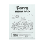 Farm Mega Pad Colouring Book
