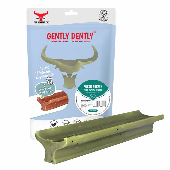 Gently Dently Fresh Breath Mint Dental Treats for Dogs | 175g