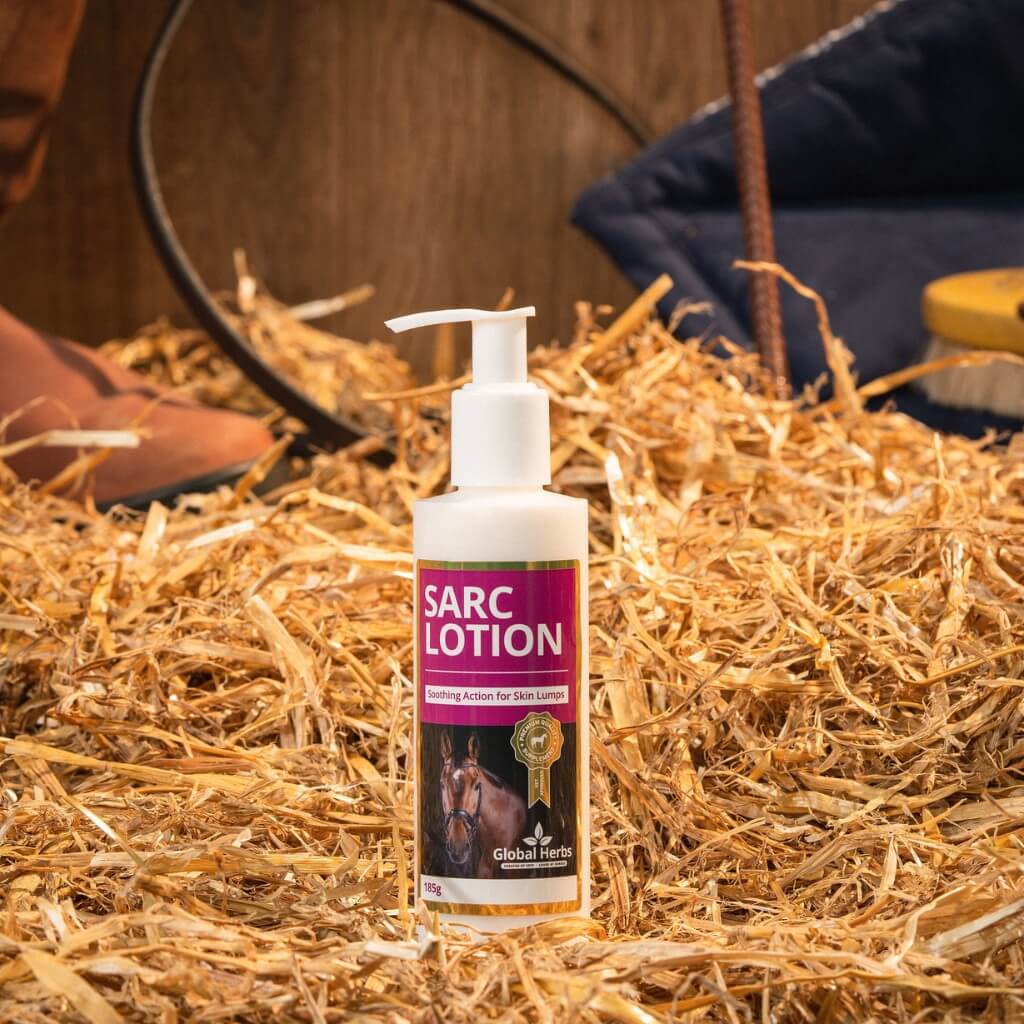 Global Herbs Sarc Lotion 185g for Horses - image 2 - Wellbeing Pets