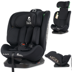 For Your Little One GrowWithMe 0/1/2/3 i-Size Car Seat - Midnight Black (Birth-12 Years)