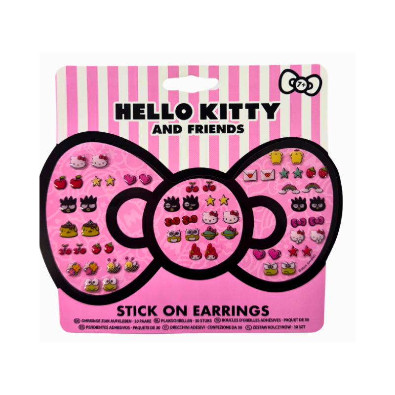 Hello Kitty Stick On Earrings