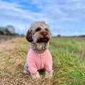 Dog Fleece Coat - Pale Pink - Wellbeing Pets