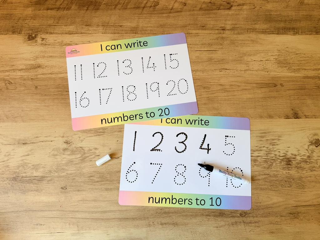 I Can Write Numbers Mats