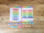 Days of the week & Months of the year Mats
