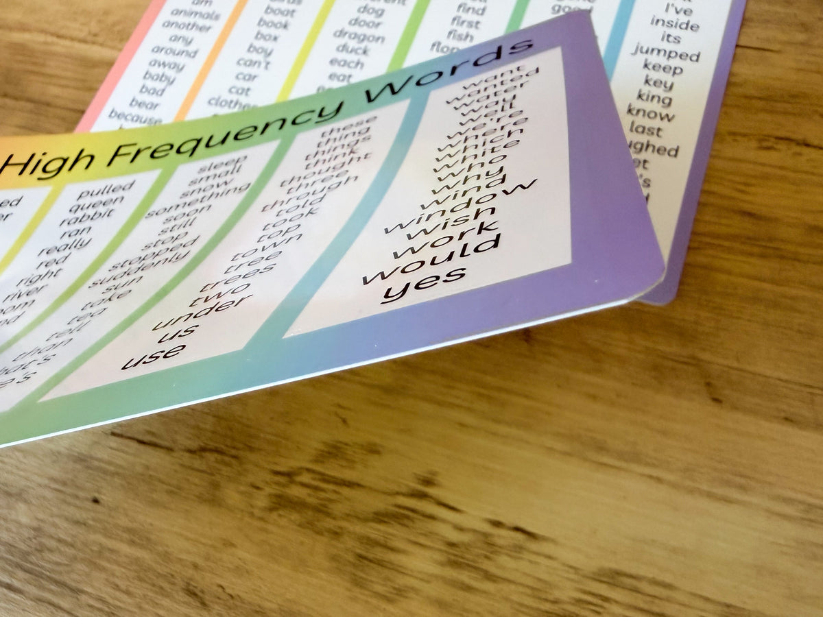 Next 200 High Frequency Words Mats