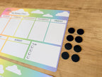Weekly & Monthly Planner Organisation Chart (No pens and magnets)