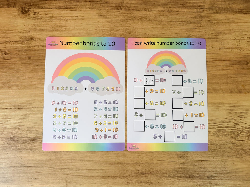 Number Bonds to 10 Mats