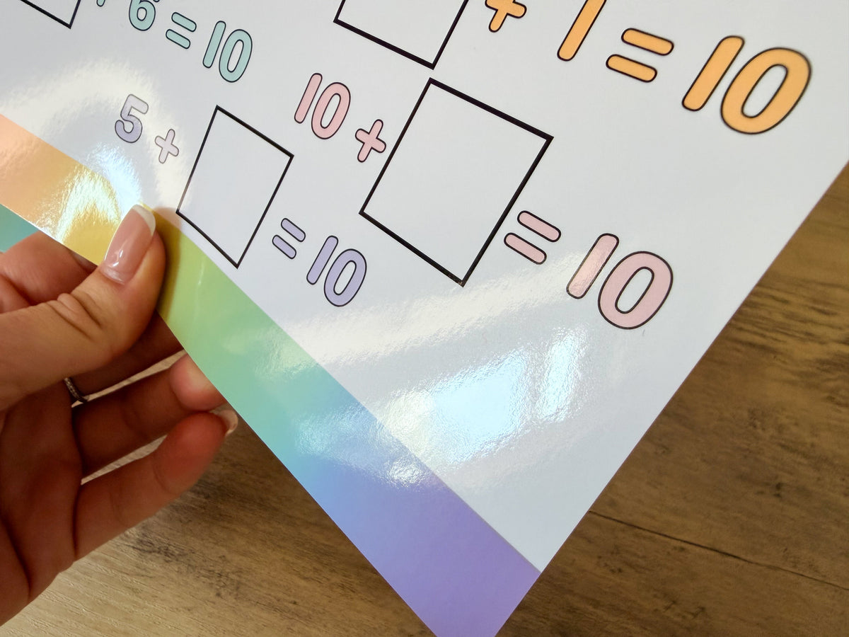 Number Bonds to 10 Mats