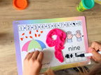 Number Playdough Mats 1-10