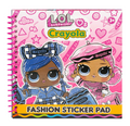 LOL Surprise! Crayola Fashion Sticker Book