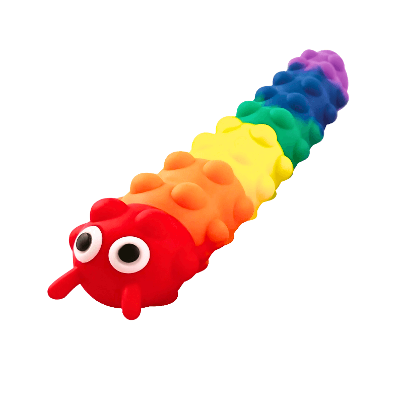 Light Up Push Popper Fidget Caterpillar