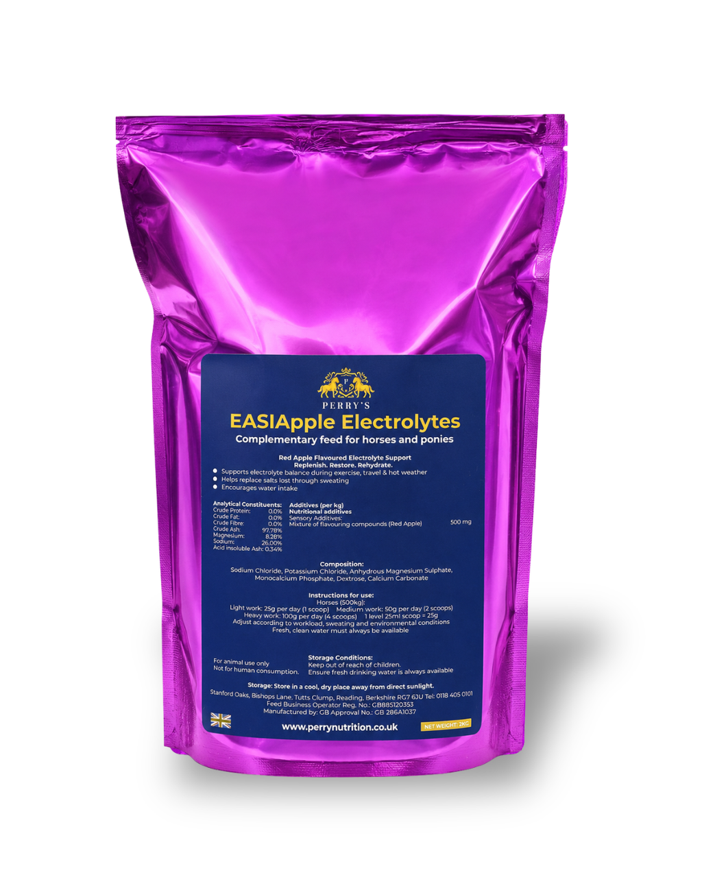 Perry Nutrition EASIApple Electrolytes for Horses - Wellbeing Pets