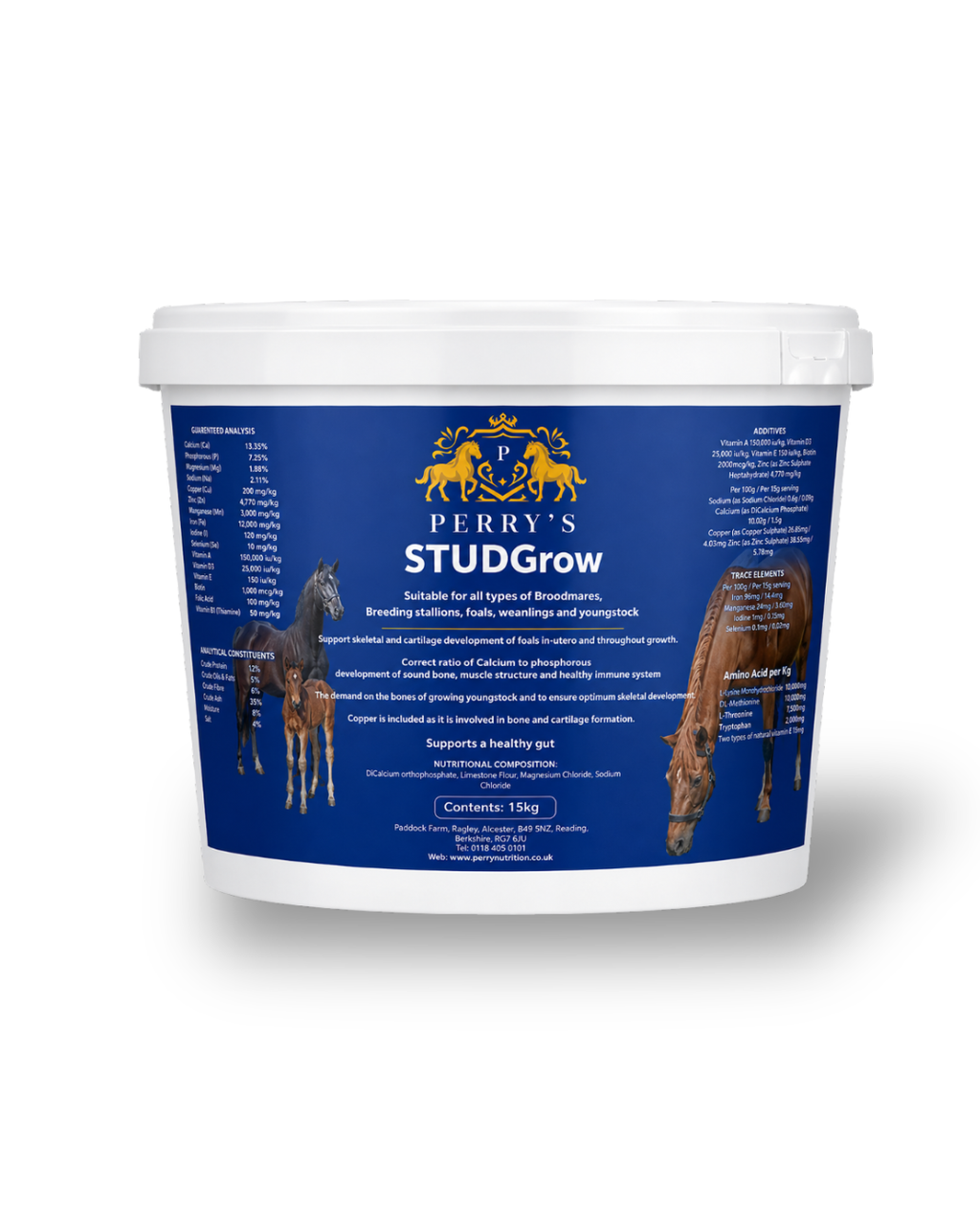 Perry Nutrition STUDGrow | Breeding & Youngstock 15kg - Wellbeing Pets
