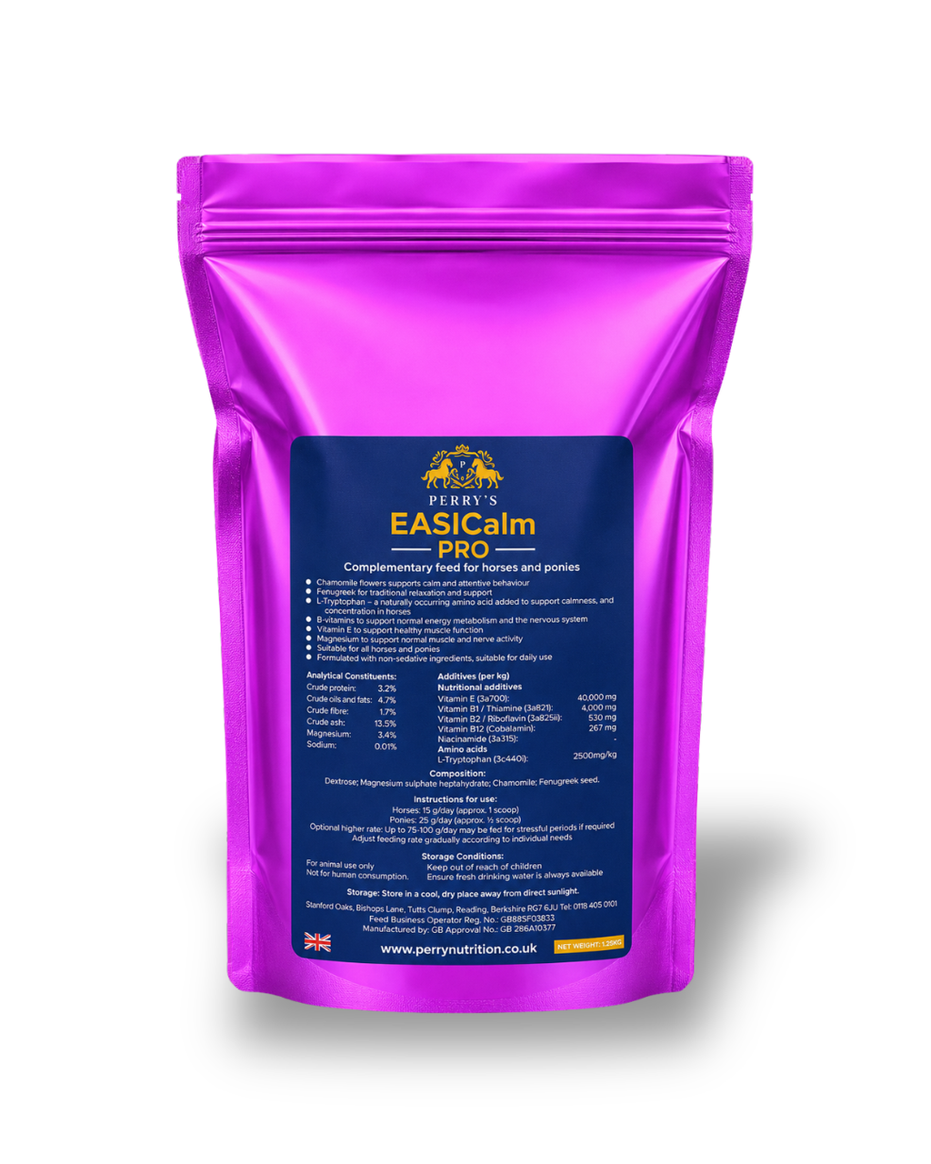 Perry Nutrition EASICalm Pro for Horses - Wellbeing Pets