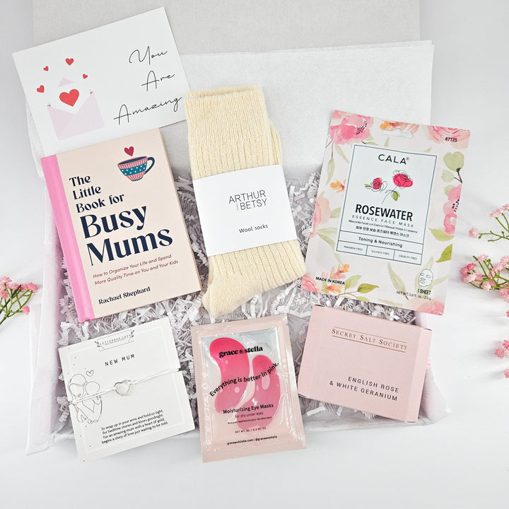 BUSY MUM ESSENTIALS | NEW MUM PAMPER HAMPER
