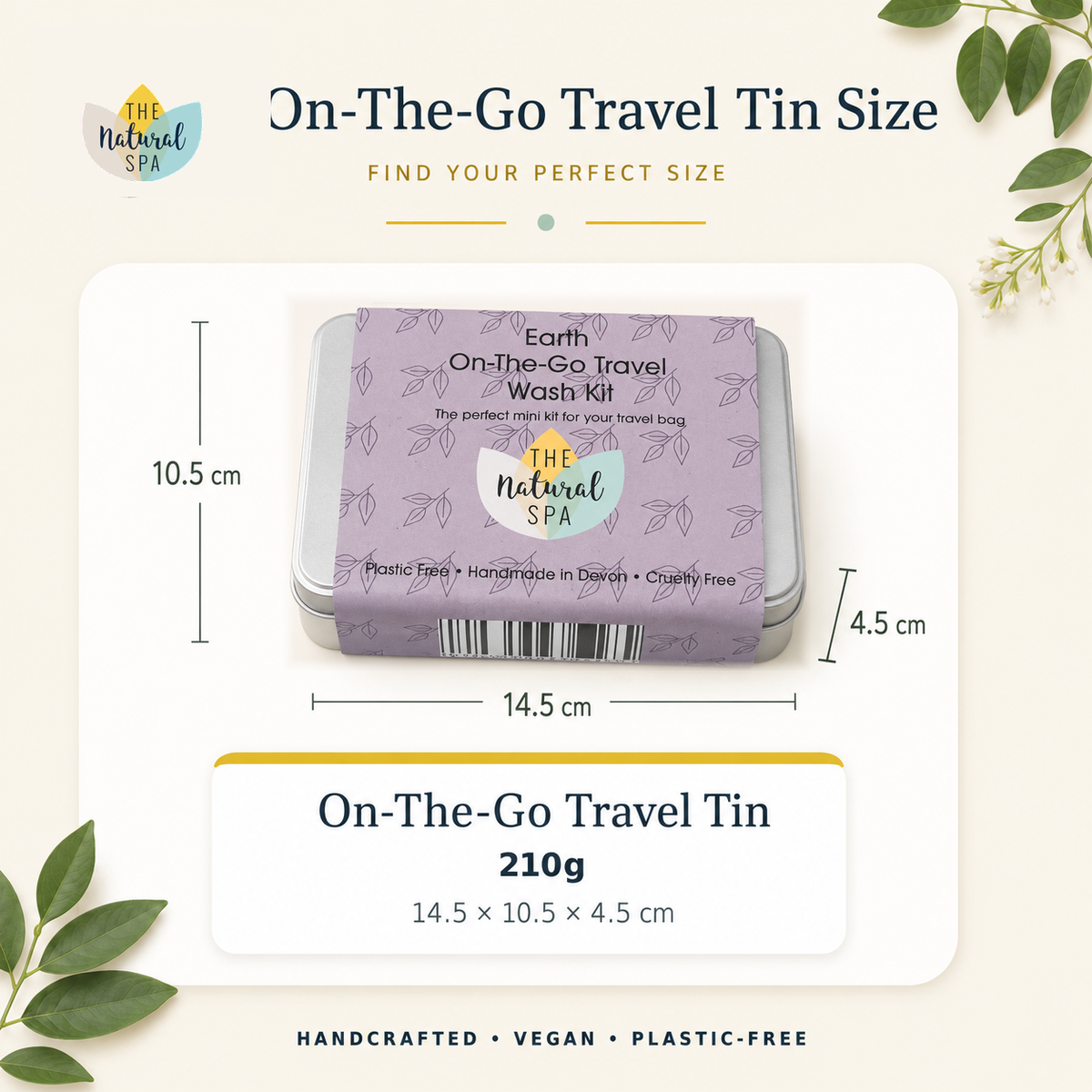 Earth Mini Travel Wash Kit | Natural “On the Go” Shampoo, Conditioner & Soap Set | Vegan, Plastic-Free Hair Care | Perfect Travel Gift