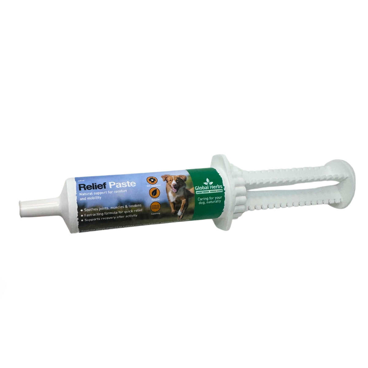 Global Herbs Relief Paste for Dogs | 60ml - Wellbeing Pets