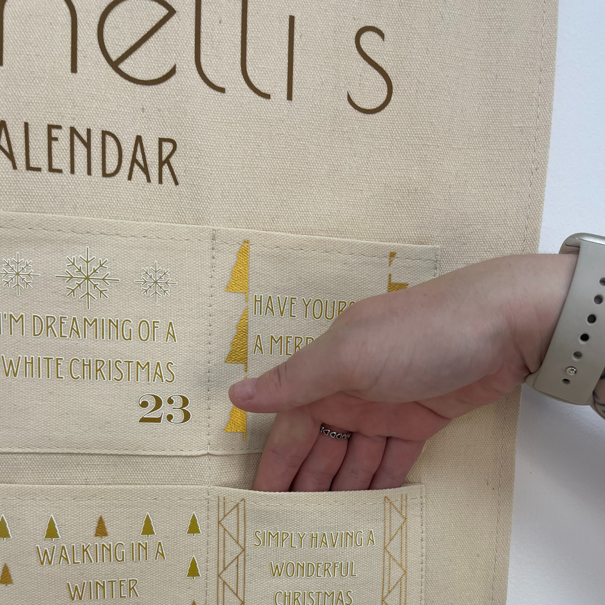 Personalised Christmas Hits Advent Calendar Countdown - Christmas songs advent calendar for kids