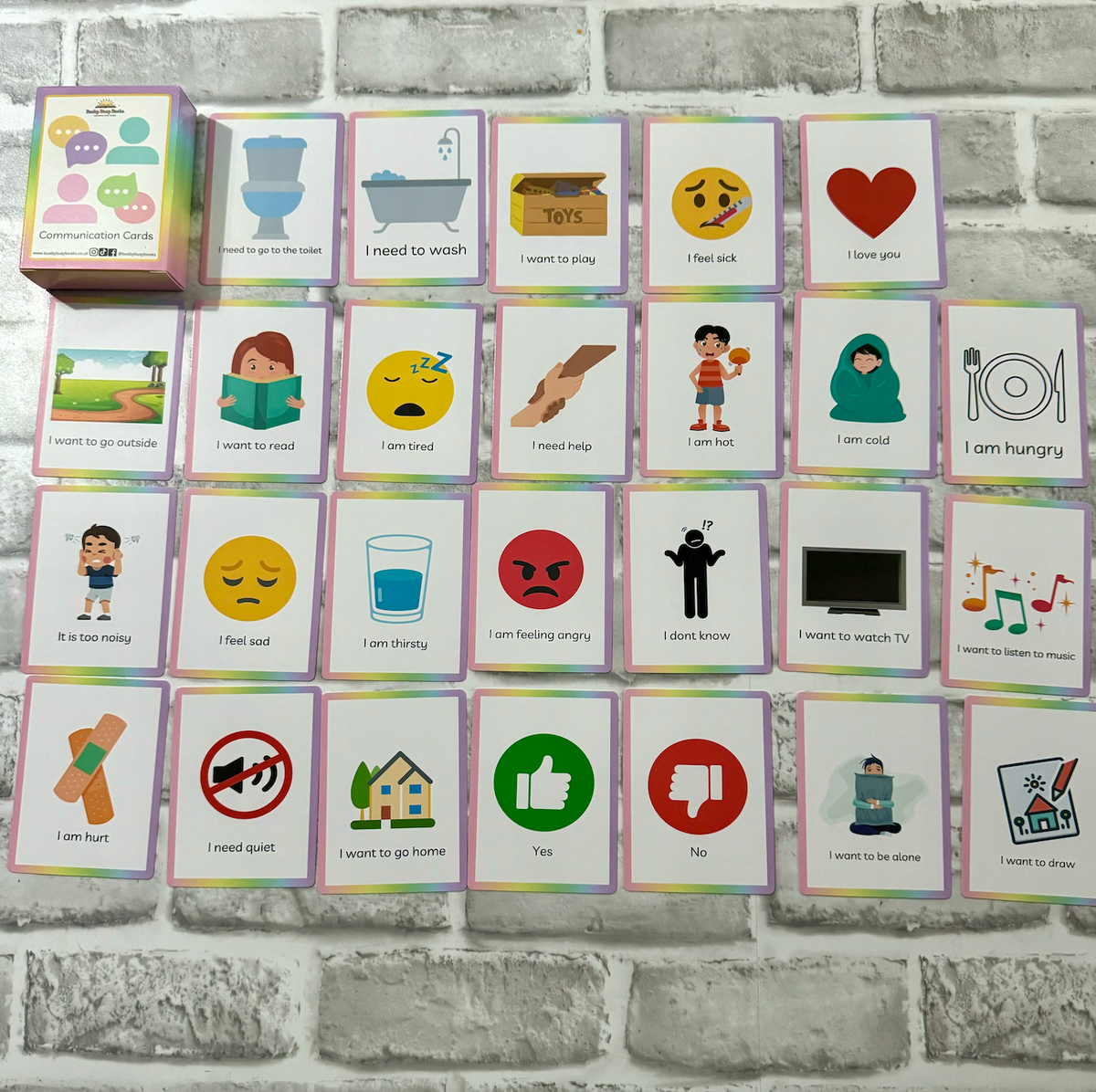 Now, Then & Next / Now & Next Stand & Flashcard Set