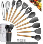 Upgrade your kitchen with our 12-piece Silicone Cooking Utensils Set!